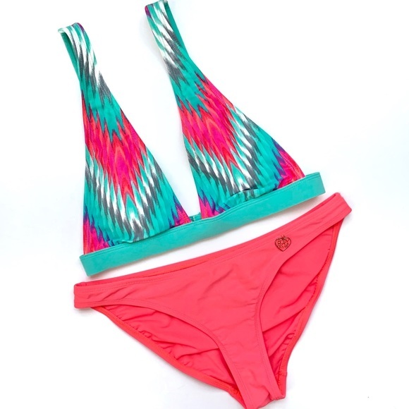 Body Glove Swim Body Glove Nwot Union Surf Rider Chevron Bikini Set